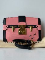 LOUIS VUITTON Epi Trunk Clutch Pink Shoulder Bag