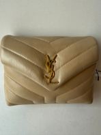 SAINT LAURENT - Toy Loulou Leather Shoulder Bag