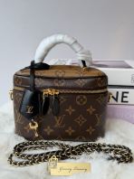 Preloved Like New LV Vanity PM in Monogram Canvas Black Trim and GHW S260327-03