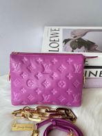 Preloved Excellent Condition Louis Vuitton Leather Monogram Embossed Coussin BB Microchip (S260305-19)