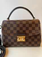 Preloved Excellent Croisette Damier Ebene Canvas - Handbags