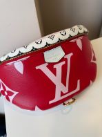 Preloved Excellent LV Bumbag Monogram Canvas Red/Pink (S260517-04)