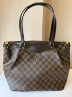 Preloved Excellent Louis Vuitton Damier Ebene Westminster MM with minor interior stain (S260518-05)