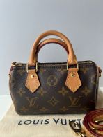 Preloved Excellent Louis Vuitton Monogram Canvas Nano Speedy Bag (S260523-01)