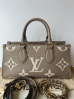 Preloved Excellent LV OnTheGo East West Bicolor Monogram Empreinte Leather C260531-03