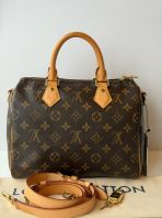 Preloved Excellent LV Speedy Bandouli��re 25 handbag Monogram Canvas GHW S240418-02