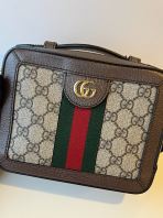 Preloved Gucci Ophidia Zip Around Camera GG Canvas Shoulder Bag in Excellent Condition SBO260629-01