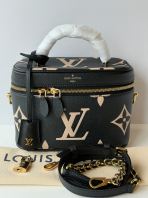 Preloved Unused  LV Vanity Handbag Bicolor Monogram Empreinte Leather S260527-03