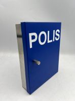 Stainless Steel Police Box / Polis Box / Record Box