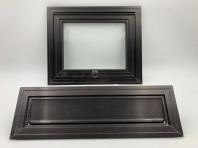 Peti Surat MB Color (Dark Brown) Aluminium Letter Box / Mail Box Panel Set