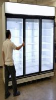 Kuhler Deluxe (F Series) Glass Door Display Chiller - KCFG Series