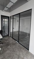 Slim Frame Swing door and Glass Partition at Tebrau JB