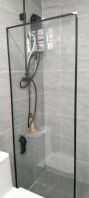 Aluminium Frame Shower Screen Fix Panel at Larkin JB