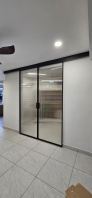 Slim Frame Sliding Door Middle Open at Skudai JB