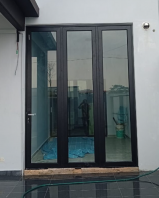 3 panel one side open Performance Folding Door at Pulai Mutiara JB