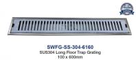 SWFG-SS-304-6160  SUS304  LONG FLOOR GRATING 100x600MM