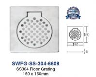 SWFG-SS-304-6609  SUS304 FLOOR GRATING 150x150MM