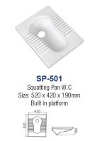SP-501 SQUATTING PAN WC