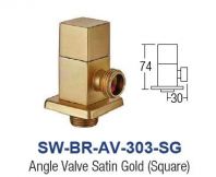 SW-BR-AV-303-SG  Angle Valve GOLD - Brass