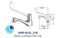 SWP-B-EL-216  Elbow Line Basin Pillar Tap