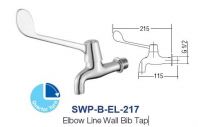 SWP-B-EL-217  Elbow Line Wall Bib Tap