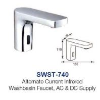 SWST-740  Alternate Current Infrered Washbasin Faucet, AC & DC Supply