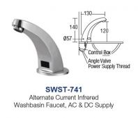 SWST-741  Alternate Current Infrered Washbasin Faucet, AC & DC Supply