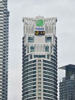 Maxis Corporate Logo Installed at Menara Maxis