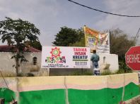 Custom Road Signage / GI Board with hollow stand