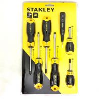 STANLEY 6 Pcs Cushion Grip Screwdriver Set (66-679)