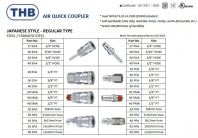 THB (Japan) Air Quick Coupler - Japanese Style (Regular Type)