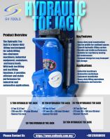 S4Tools Industrial Duty 5-50 Ton Hydraulic Toe Jack