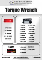Commonly On Market Torque Wrench Series (Standard & VDE)