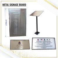 CUSTOM MADE METAL SIGNAGE BOARD CUSTOM MADE METAL SIGNAGE BOARD