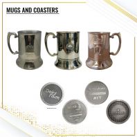 CUSTOM MADE MUGS AND COASTERS CUSTOM MADE MUGS AND COASTERS