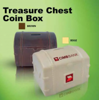 TREASURE CHEST COIN BOX TREASURE CHEST COIN BOX