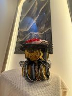 E2491   Classic Red Rose Scarf Bouquet