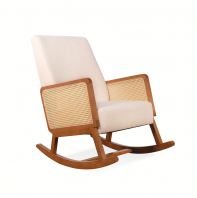 Jamie High Back Rocking Chair & Footstool