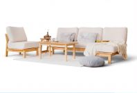 Solven Rubberwood Sofa