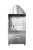 Cleaning Station & Fume Hood