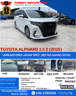 2025 TOYOTA ALPHARD 2.5 Z 2025 TOYOTA ALPHARD 2.5 Z