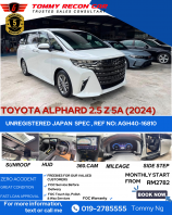 2024 TOYOTA ALPHARD 2.5 Z HUD SIDE STEP 5A 8276KM 2024 TOYOTA ALPHARD 2.5 Z HUD SIDE STEP 5A 8276KM