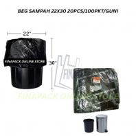 BEG SAMPAH 22X30" 20PCS/100PKT/GUNI