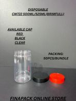 CW722 ROUND JAR WITH COLOR CAP