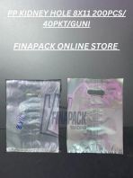 PP KIDNEY HOLE 8X11 200PCS/40PKT/GUNI