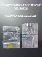 PP KIDNEY HOLE 14X16  100PCS/30PKT/GUNI