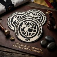 Patches Persatuan Taekwondo Negeri Sarawak Embroidery