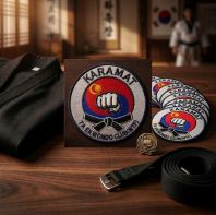 Patches Karamat Taekwondo Club (WTF) Embroidery