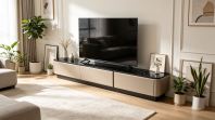Modern Curved TV Cabinet