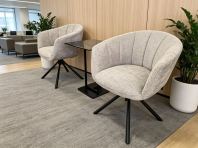 Lounge Set (2 Swivel Lounge Chairs + 1 Side Table)